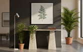 taza travertine console table