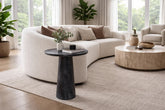 astoria travertine console table