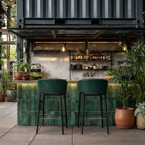 Mustique Woven Barstool Chairs
