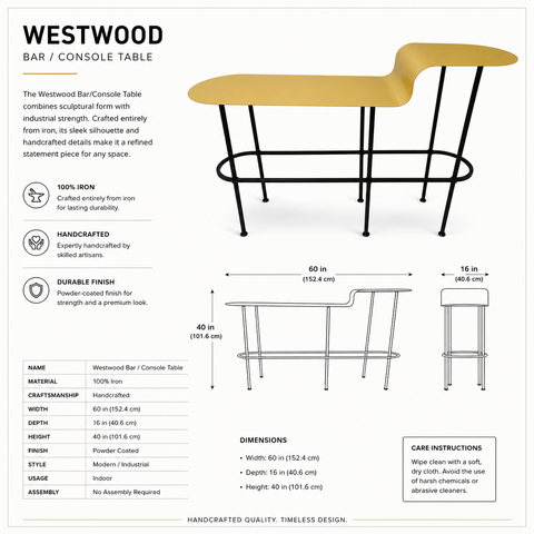 Westwood Bar/Console Table