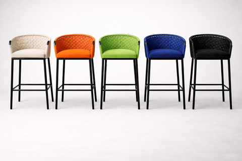 Mustique Woven Barstool Chairs