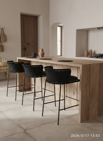 Mustique Woven Barstool Chairs