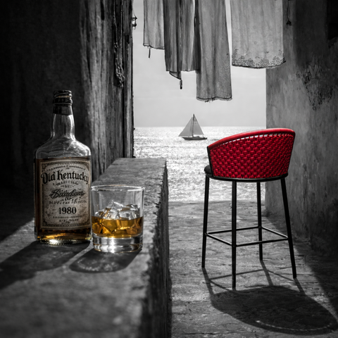 Mustique Woven Barstool Chairs
