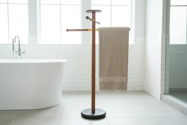 como towel warmer bath view
