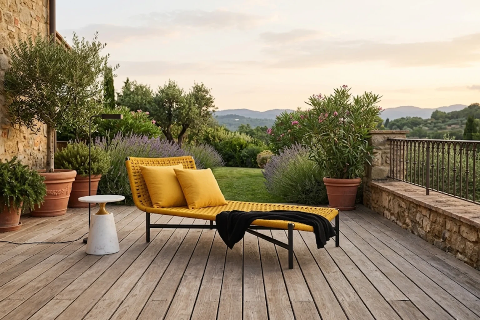 esquire m-lounge chair yellow