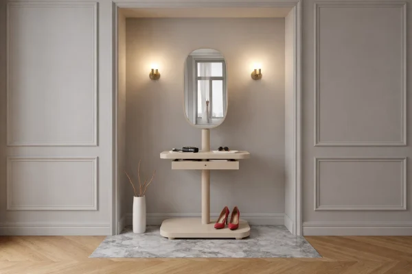 nomad entry table front view