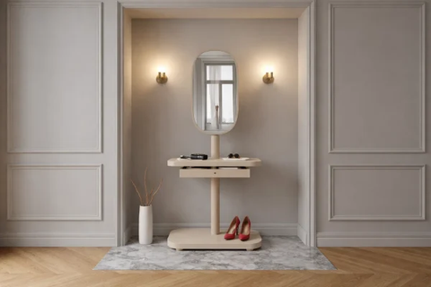 nomad entry table front view