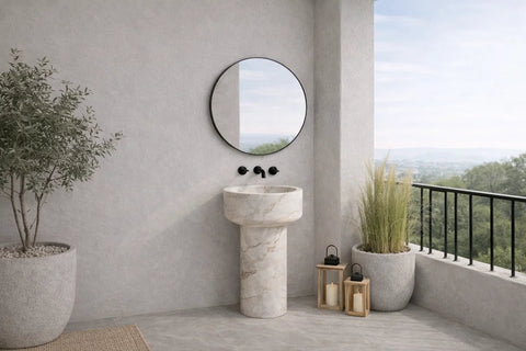 Pasha free standing pedestal